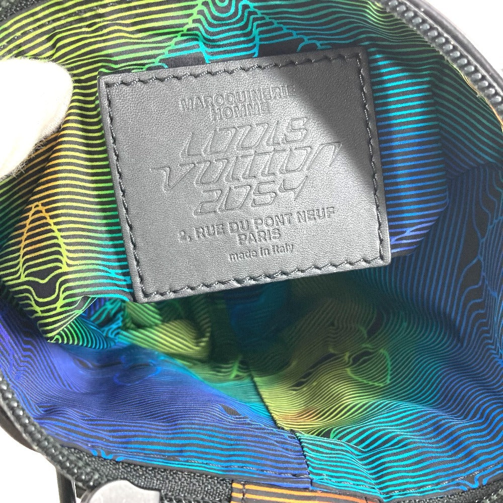 LOUIS VUITTON M45604 ルイヴィトン 2054 エクスパンダブル ポロション カバン 斜め掛け ポーチ レインボー ショルダーバッグ レザー/ナイロン ユニセックス ブラック