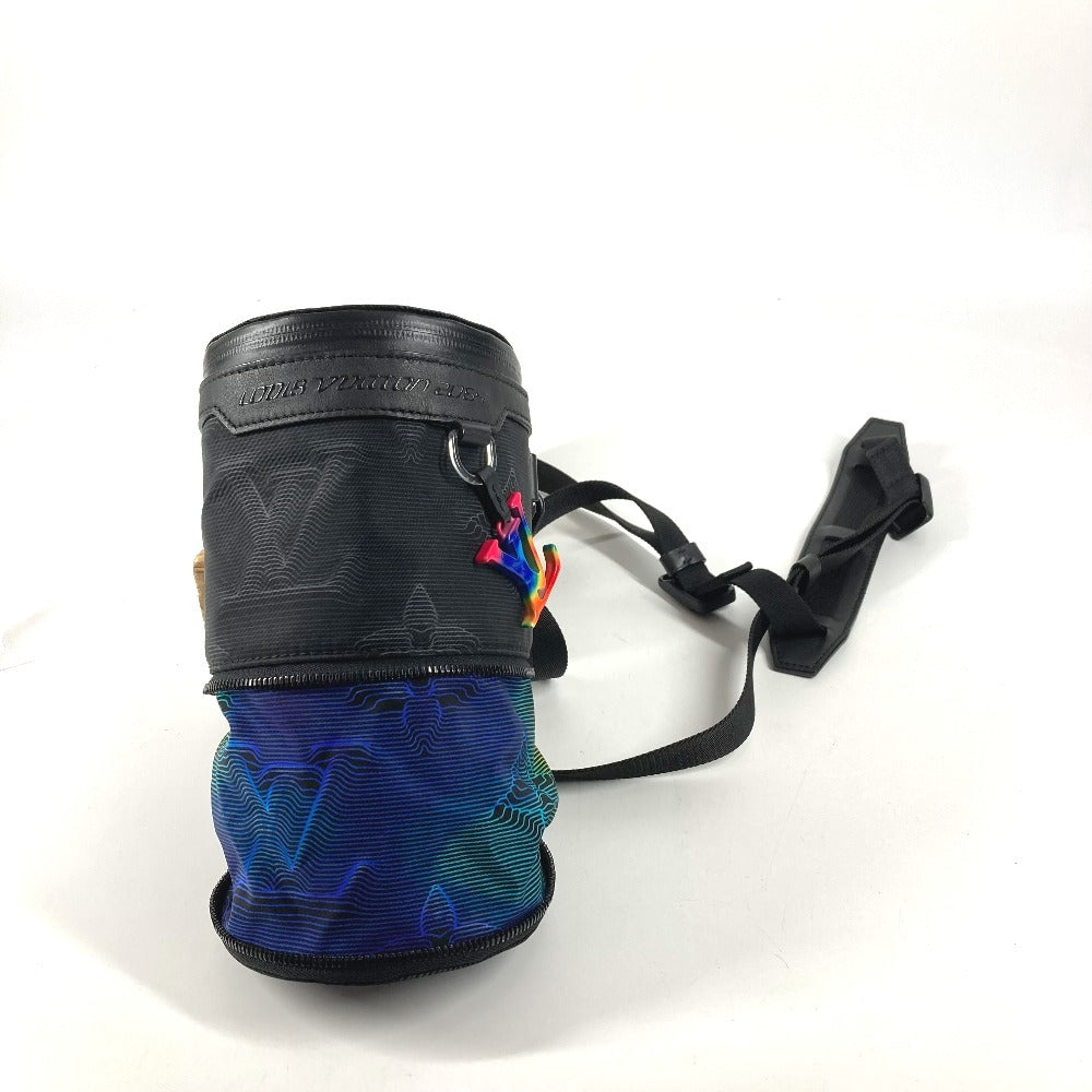 LOUIS VUITTON M45604 ルイヴィトン 2054 エクスパンダブル ポロション カバン 斜め掛け ポーチ レインボー ショルダーバッグ レザー/ナイロン ユニセックス ブラック