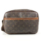 LOUIS VUITTON M45254 モノグラム リポーターPM リポーター PM 斜め掛け カバン ショルダーバッグ モノグラムキャンバス ユニセックス ブラウン
