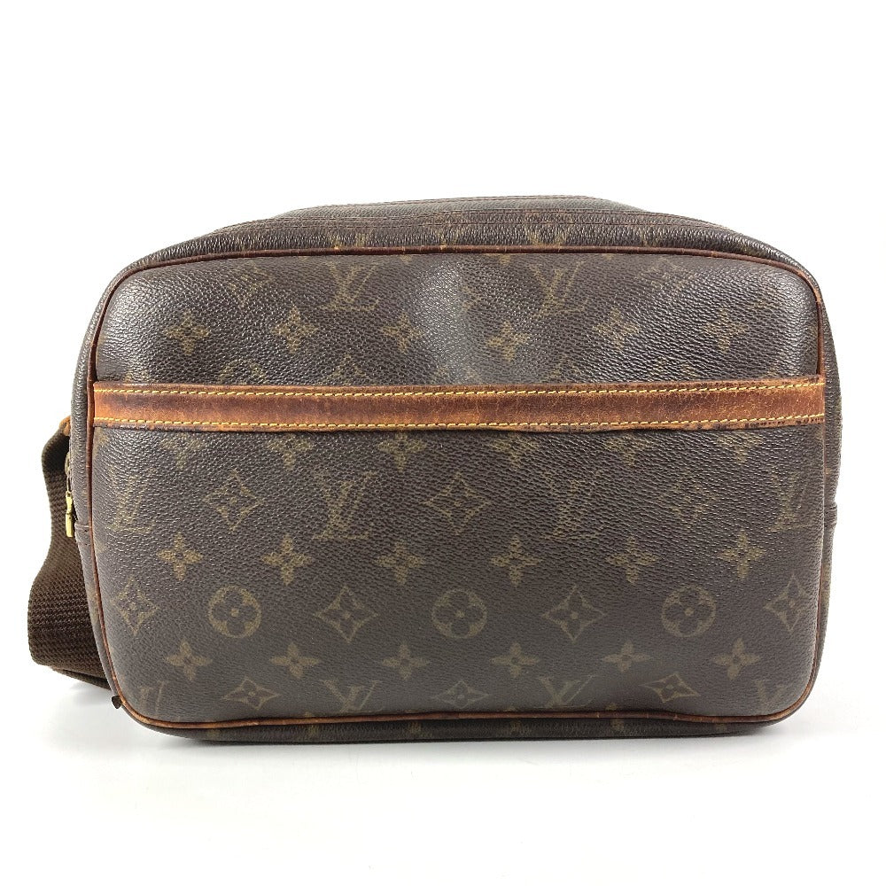 LOUIS VUITTON M45254 モノグラム リポーターPM リポーター PM 斜め掛け カバン ショルダーバッグ モノグラムキャンバス ユニセックス ブラウン