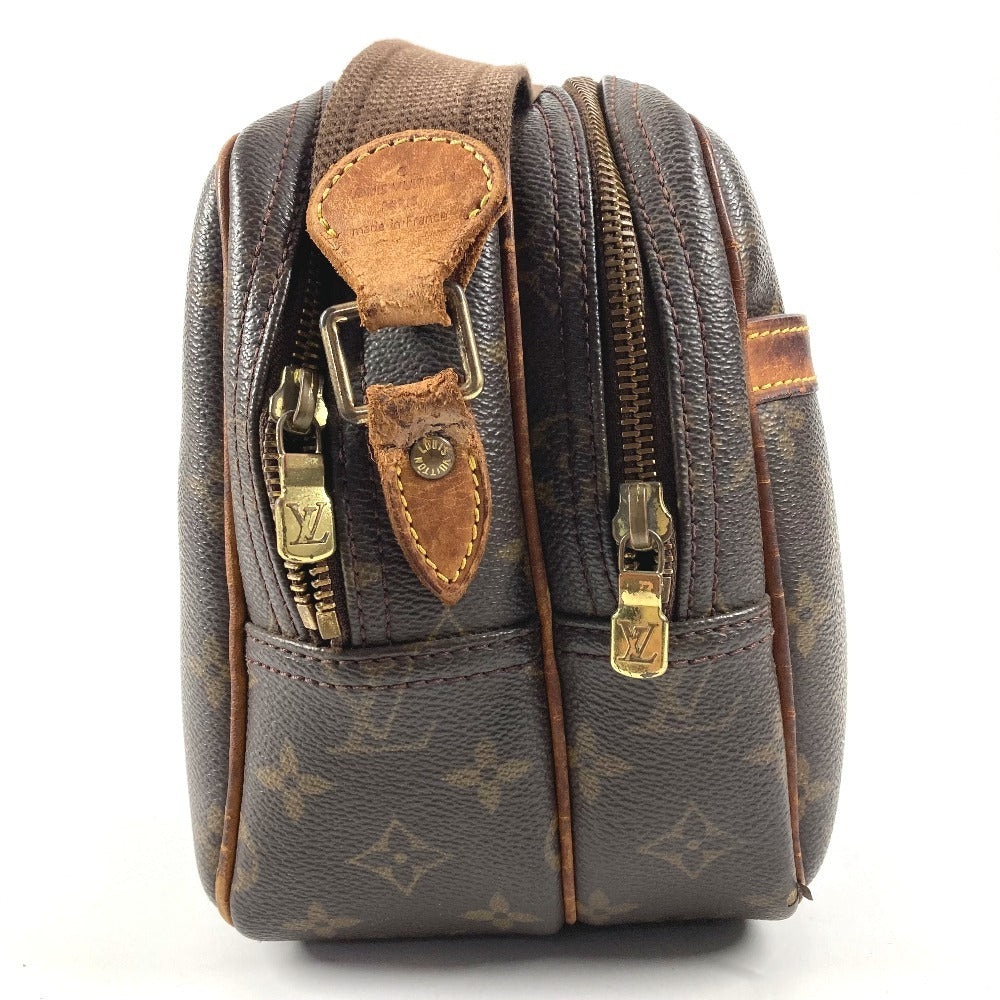 LOUIS VUITTON M45254 モノグラム リポーターPM リポーター PM 斜め掛け カバン ショルダーバッグ モノグラムキャンバス ユニセックス ブラウン