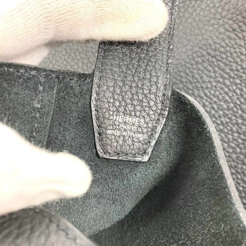 HERMES カバ ヴェルティージュ カバヴェルティージュ カバン 肩掛け トートバッグ ショルダーバッグ ネゴンダ ユニセックス ブラック