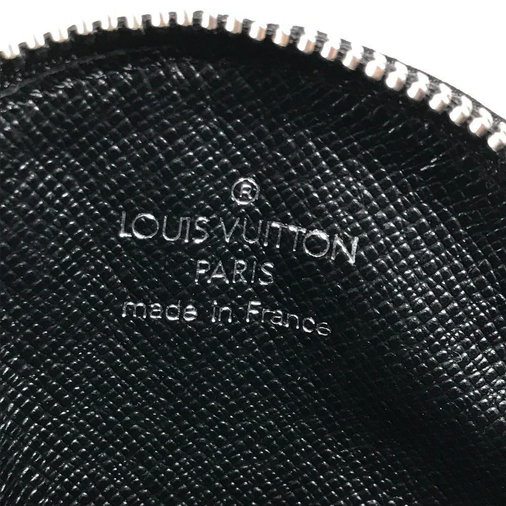 LOUIS VUITTON M92272 モノグラムサテン コントドゥフェ りんご アップル 小銭入れ 財布 ラウンドファスナー コインケース モノグラムサテンキャンバス ユニセックス ブラック