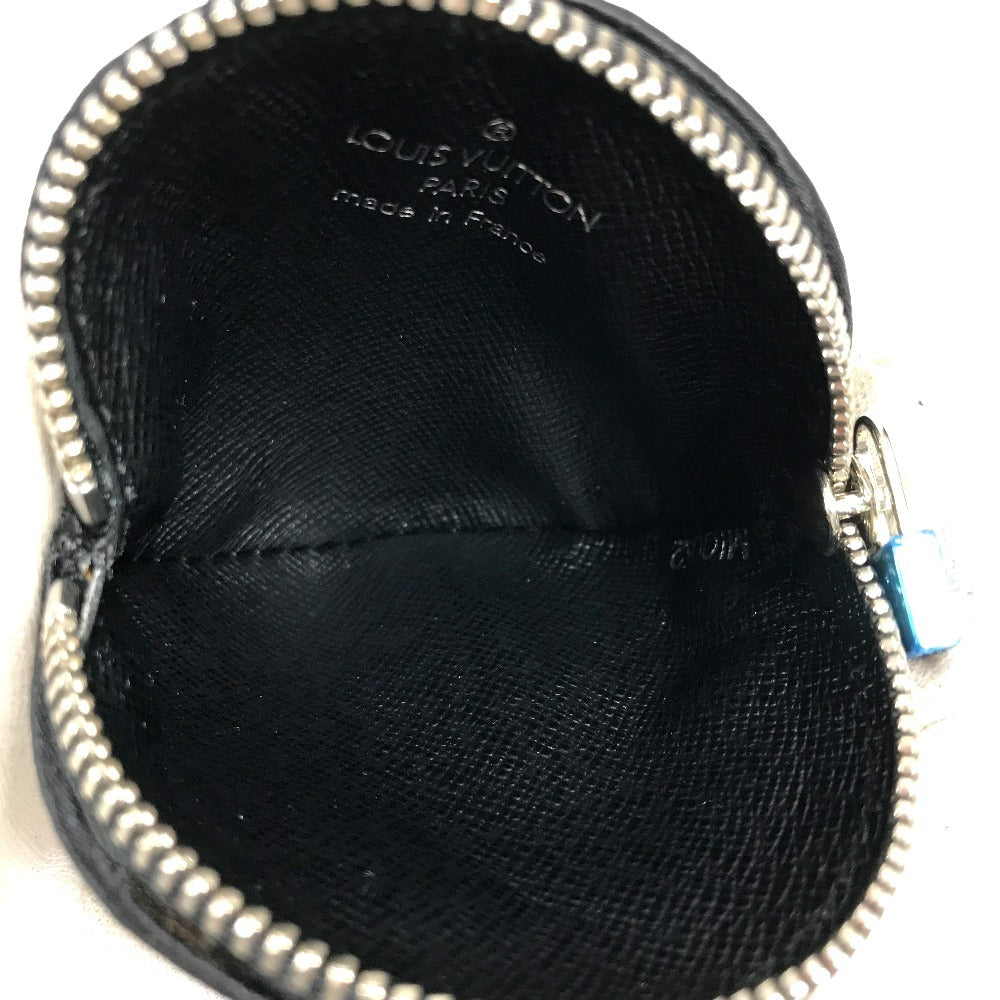 LOUIS VUITTON M92272 モノグラムサテン コントドゥフェ りんご アップル 小銭入れ 財布 ラウンドファスナー コインケース モノグラムサテンキャンバス ユニセックス ブラック