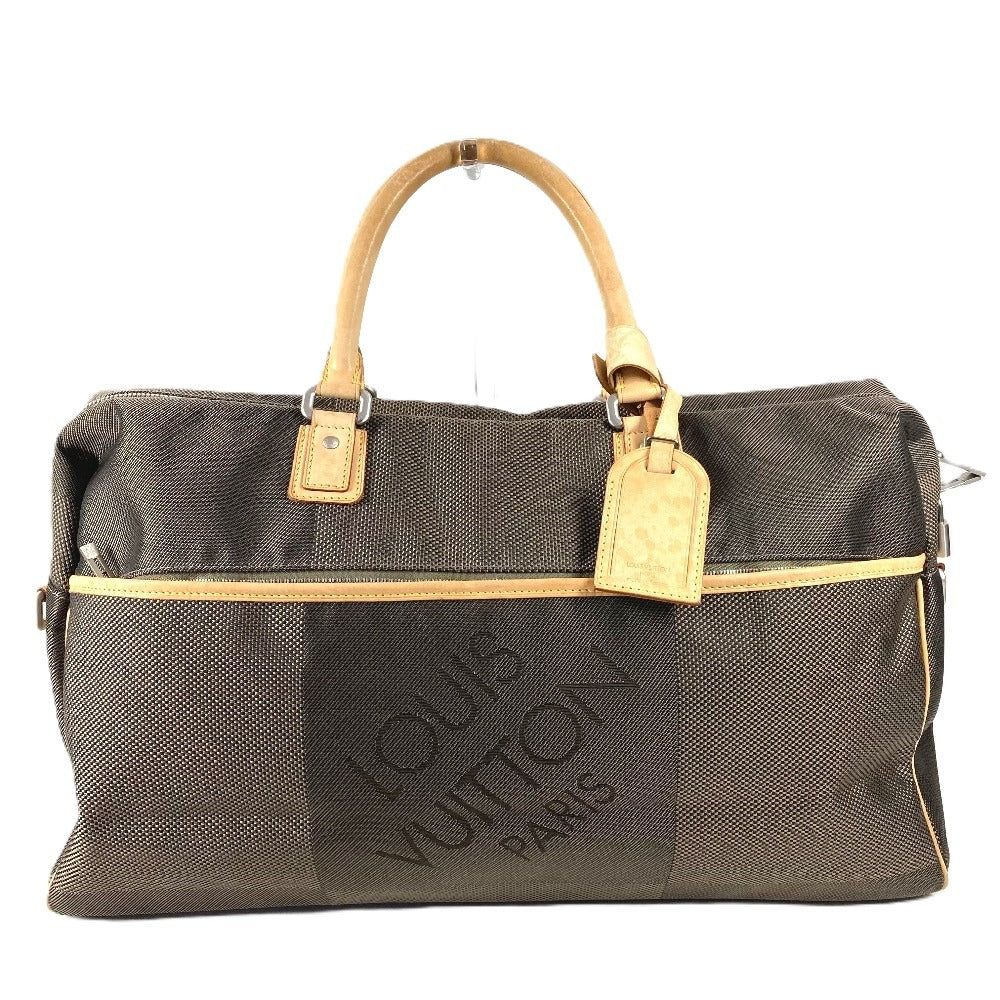 LOUIS VUITTON M93015 Damier Géant Souverain Travel Bag Handbag Boston Bag Damier Géant Canvas Unisex Khaki