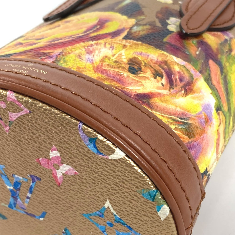 LOUIS VUITTON M81724 LVガーデン ナノバケット カバン 斜め掛け 2WAYバッグ ハンドバッグ ショルダーバッグ レザー レディース ゴールド