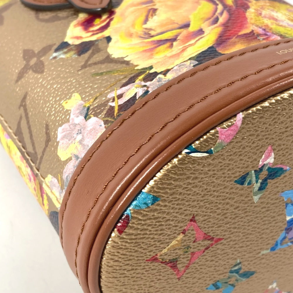 LOUIS VUITTON M81724 LVガーデン ナノバケット カバン 斜め掛け 2WAYバッグ ハンドバッグ ショルダーバッグ レザー レディース ゴールド