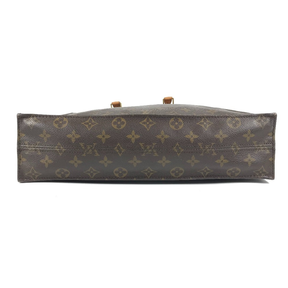 LOUIS VUITTON M51140 Monogram Sac Plat Tote Bag, Vertical Tote Handbag, Monogram Canvas, Unisex, Brown