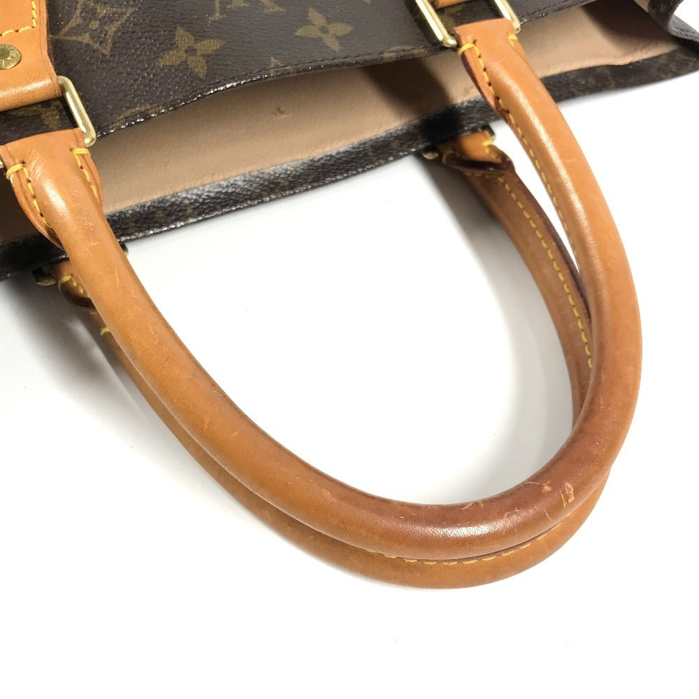 LOUIS VUITTON M51140 Monogram Sac Plat Tote Bag, Vertical Tote Handbag, Monogram Canvas, Unisex, Brown