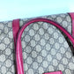 GUCCI 114595 ロゴ GGスプリーム カバン 肩掛け トートバッグ ショルダーバッグ GGスプリームキャンバス ユニセックス ピンク