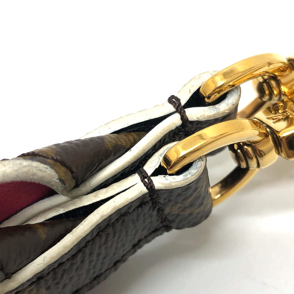 LOUIS VUITTON J02287 Monogram Shoulder Strap Non-Adjustable Accessory Shoulder Strap Monogram Canvas Unisex Brown