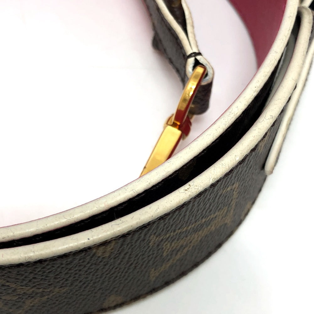 LOUIS VUITTON J02287 Monogram Shoulder Strap Non-Adjustable Accessory Shoulder Strap Monogram Canvas Unisex Brown