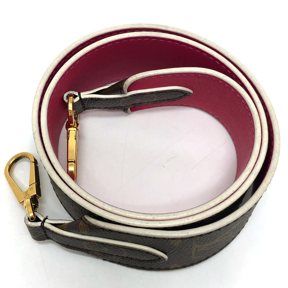 LOUIS VUITTON J02287 Monogram Shoulder Strap Non-Adjustable Accessory Shoulder Strap Monogram Canvas Unisex Brown