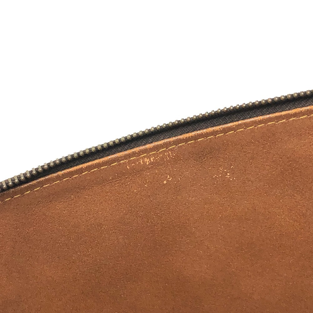 LOUIS VUITTON M53456 モノグラム ポッシュドキュマン カバン セカンドバッグ 書類ケース L字ファスナー クラッチバッグ モノグラムキャンバス ユニセックス ブラウン