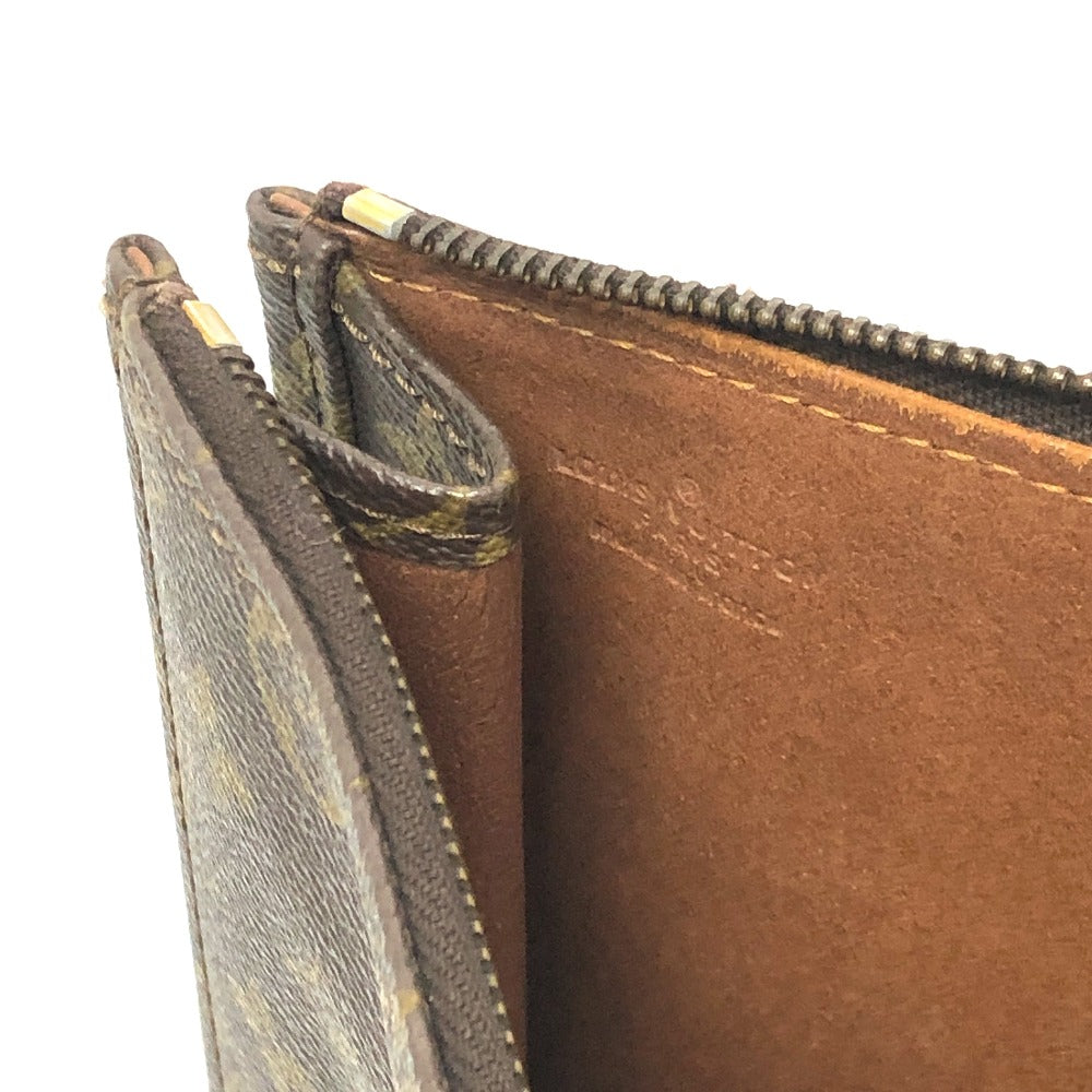 LOUIS VUITTON M53456 モノグラム ポッシュドキュマン カバン セカンドバッグ 書類ケース L字ファスナー クラッチバッグ モノグラムキャンバス ユニセックス ブラウン