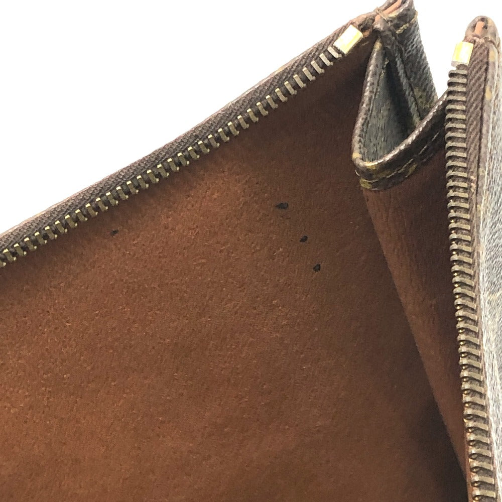 LOUIS VUITTON M53456 モノグラム ポッシュドキュマン カバン セカンドバッグ 書類ケース L字ファスナー クラッチバッグ モノグラムキャンバス ユニセックス ブラウン