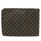LOUIS VUITTON M53456 モノグラム ポッシュドキュマン カバン セカンドバッグ 書類ケース L字ファスナー クラッチバッグ モノグラムキャンバス ユニセックス ブラウン