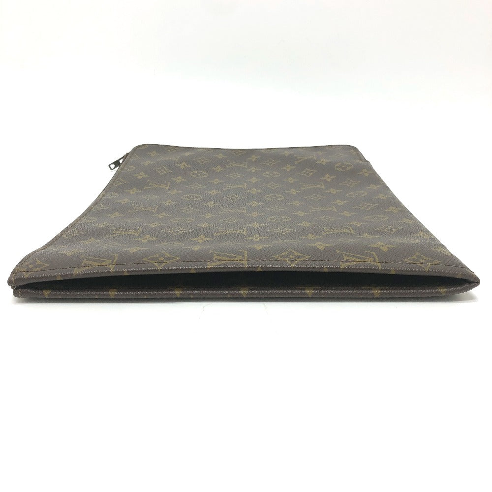 LOUIS VUITTON M53456 モノグラム ポッシュドキュマン カバン セカンドバッグ 書類ケース L字ファスナー クラッチバッグ モノグラムキャンバス ユニセックス ブラウン