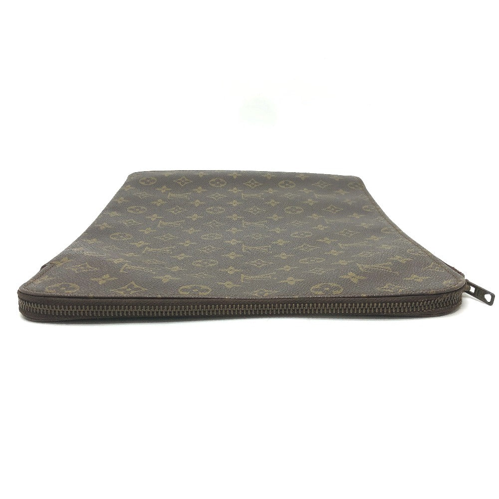 LOUIS VUITTON M53456 モノグラム ポッシュドキュマン カバン セカンドバッグ 書類ケース L字ファスナー クラッチバッグ モノグラムキャンバス ユニセックス ブラウン
