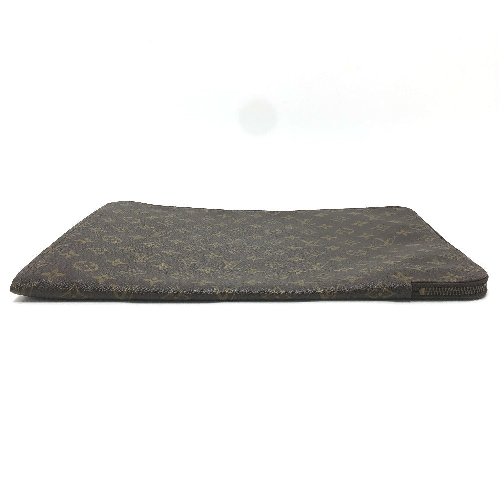 LOUIS VUITTON M53456 モノグラム ポッシュドキュマン カバン セカンドバッグ 書類ケース L字ファスナー クラッチバッグ モノグラムキャンバス ユニセックス ブラウン