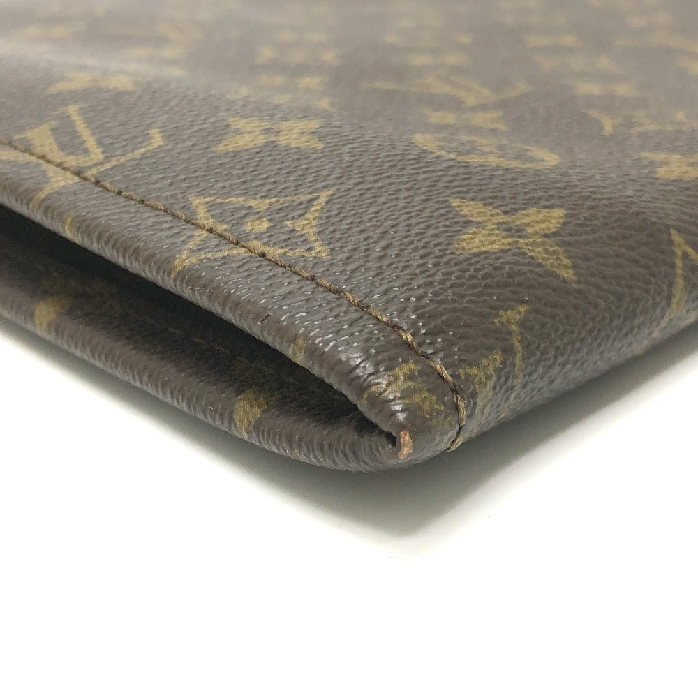 LOUIS VUITTON M53456 モノグラム ポッシュドキュマン カバン セカンドバッグ 書類ケース L字ファスナー クラッチバッグ モノグラムキャンバス ユニセックス ブラウン
