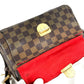 LOUIS VUITTON N60006 ダミエ ラヴェッロGM ラヴェッロ GM ロングストラップ 斜め掛け ポシェット ショルダーバッグ ダミエキャンバス レディース エベヌ ブラウン