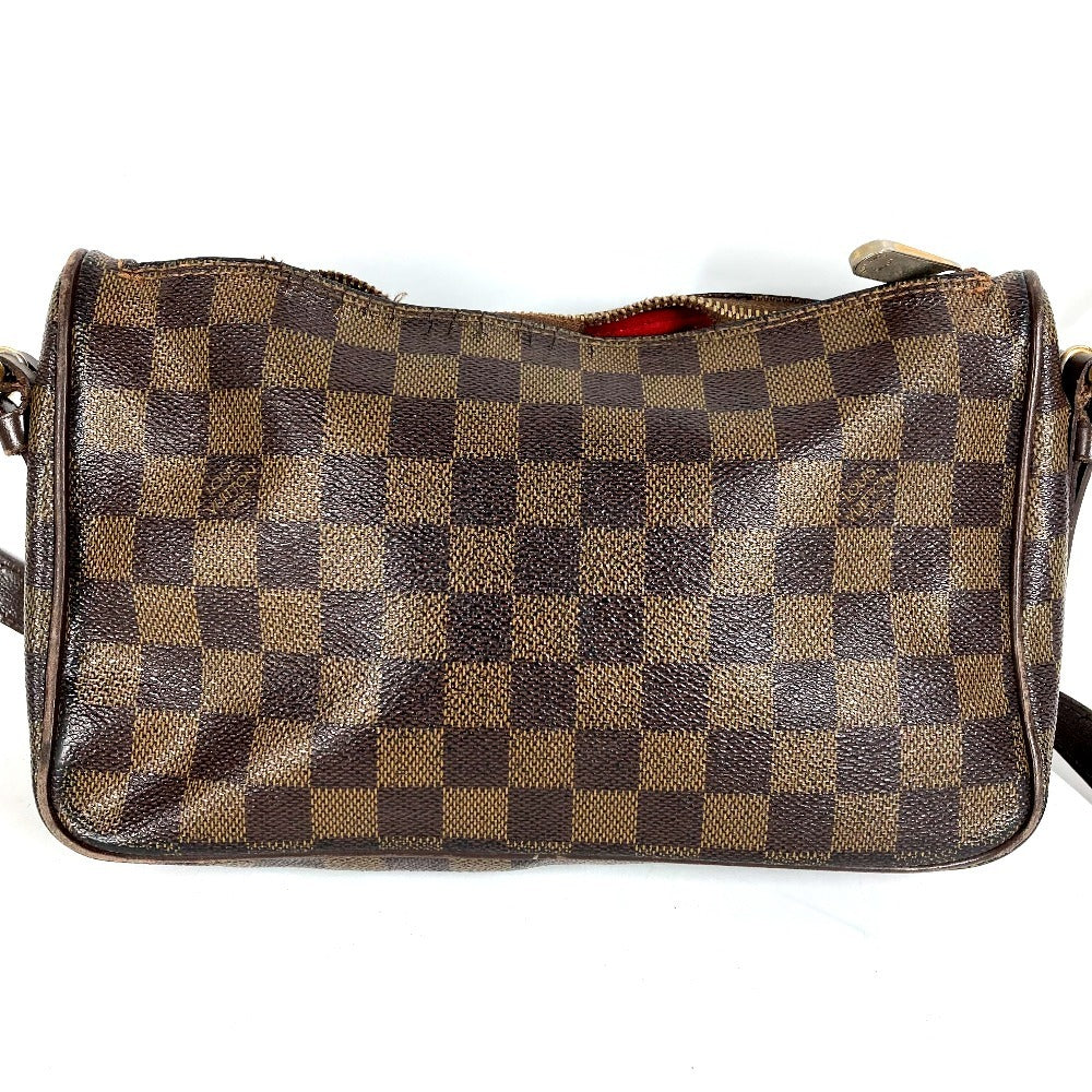 LOUIS VUITTON N60006 ダミエ ラヴェッロGM ラヴェッロ GM ロングストラップ 斜め掛け ポシェット ショルダーバッグ ダミエキャンバス レディース エベヌ ブラウン
