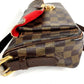 LOUIS VUITTON N60006 ダミエ ラヴェッロGM ラヴェッロ GM ロングストラップ 斜め掛け ポシェット ショルダーバッグ ダミエキャンバス レディース エベヌ ブラウン