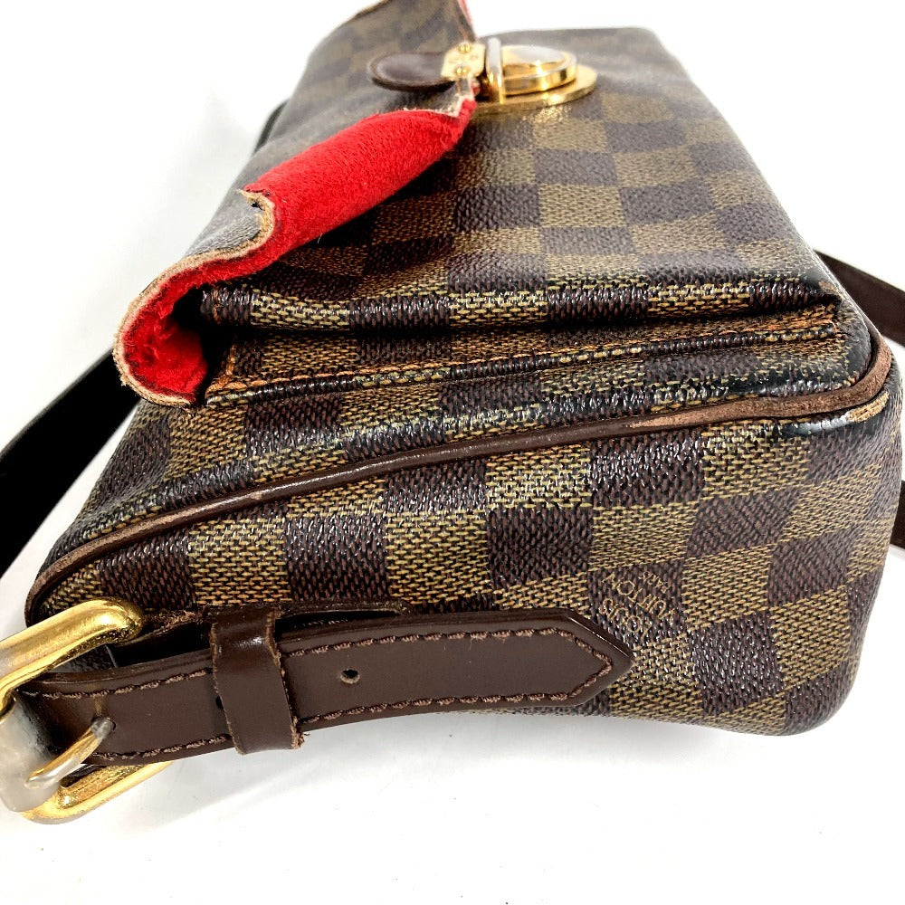 LOUIS VUITTON N60006 ダミエ ラヴェッロGM ラヴェッロ GM ロングストラップ 斜め掛け ポシェット ショルダーバッグ ダミエキャンバス レディース エベヌ ブラウン