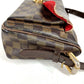 LOUIS VUITTON N60006 ダミエ ラヴェッロGM ラヴェッロ GM ロングストラップ 斜め掛け ポシェット ショルダーバッグ ダミエキャンバス レディース エベヌ ブラウン