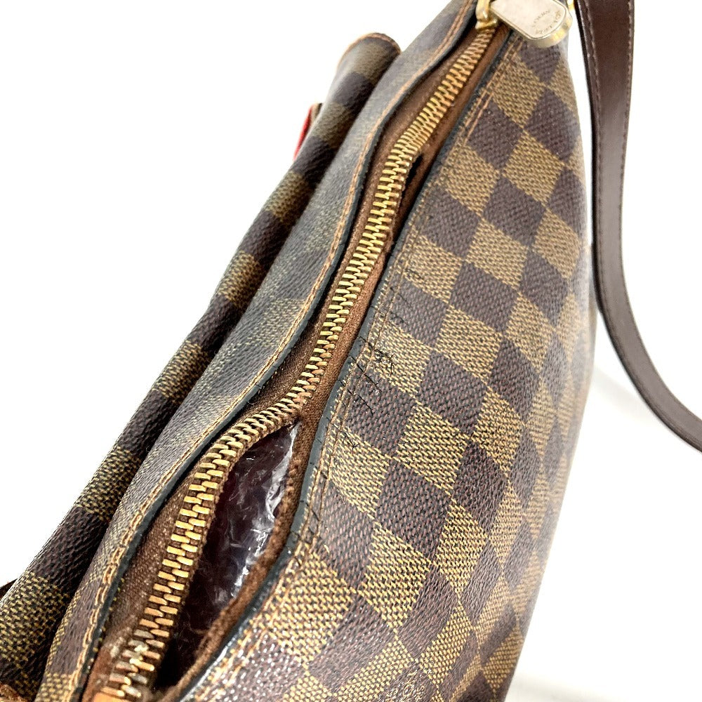 LOUIS VUITTON N60006 ダミエ ラヴェッロGM ラヴェッロ GM ロングストラップ 斜め掛け ポシェット ショルダーバッグ ダミエキャンバス レディース エベヌ ブラウン