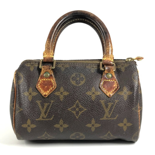 LOUIS VUITTON M41534 Monogram Mini Speedy Mini Speedy Bag Mini Mini Boston Bag Pouch Handbag Monogram Canvas Unisex Brown