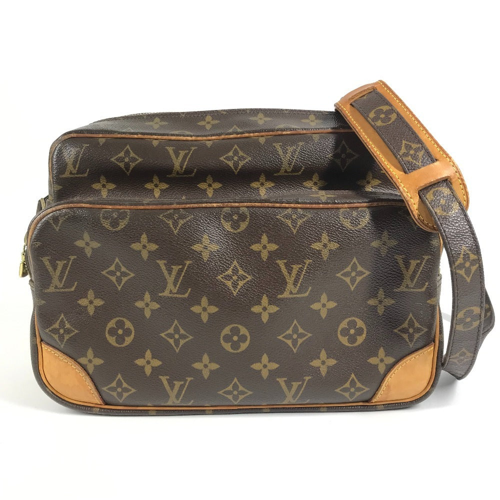 LOUIS VUITTON M45244 Monogram Nile Bag Diagonal Shoulder Bag Monogram Canvas Unisex Brown