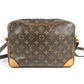 LOUIS VUITTON M45244 Monogram Nile Bag Diagonal Shoulder Bag Monogram Canvas Unisex Brown