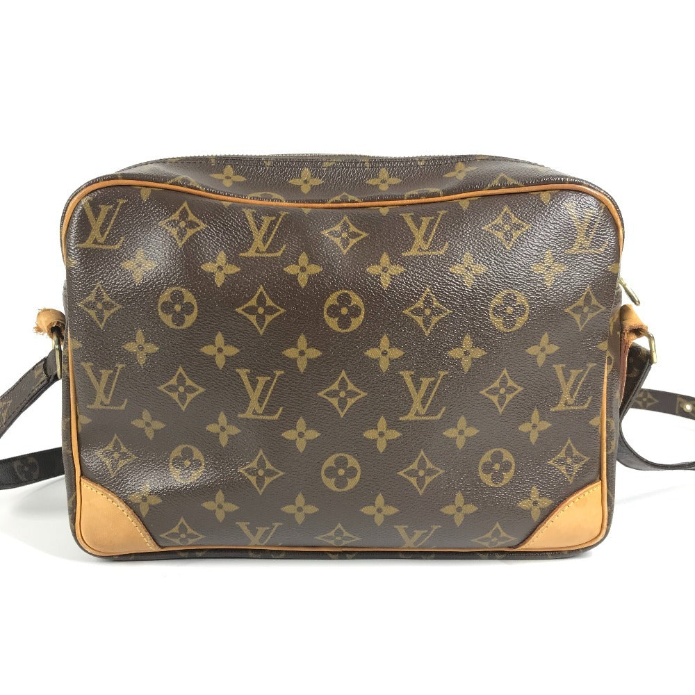 LOUIS VUITTON M45244 Monogram Nile Bag Diagonal Shoulder Bag Monogram Canvas Unisex Brown