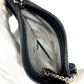 GUCCI 000 1956 0500 Mesh Logo Wallet with Coin Purse, Small Coin Purse, Bag, Tote Bag, Handbag, Leather, Unisex, Black