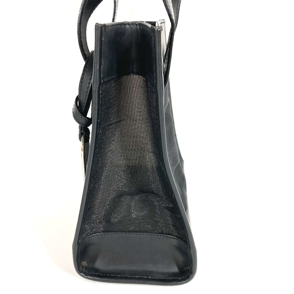 GUCCI 000 1956 0500 Mesh Logo Wallet with Coin Purse, Small Coin Purse, Bag, Tote Bag, Handbag, Leather, Unisex, Black