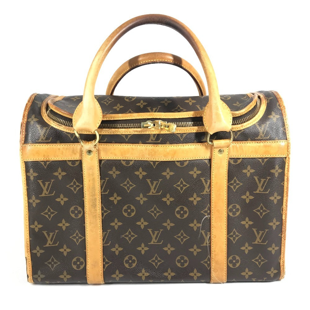 LOUIS VUITTON M42024 モノグラム サックシャン40 サックシャン 40 ペットバッグ ペットキャリー 旧型 犬 ドッグ わんちゃん ボストンバッグ モノグラムキャンバス ユニセックス ブラウン