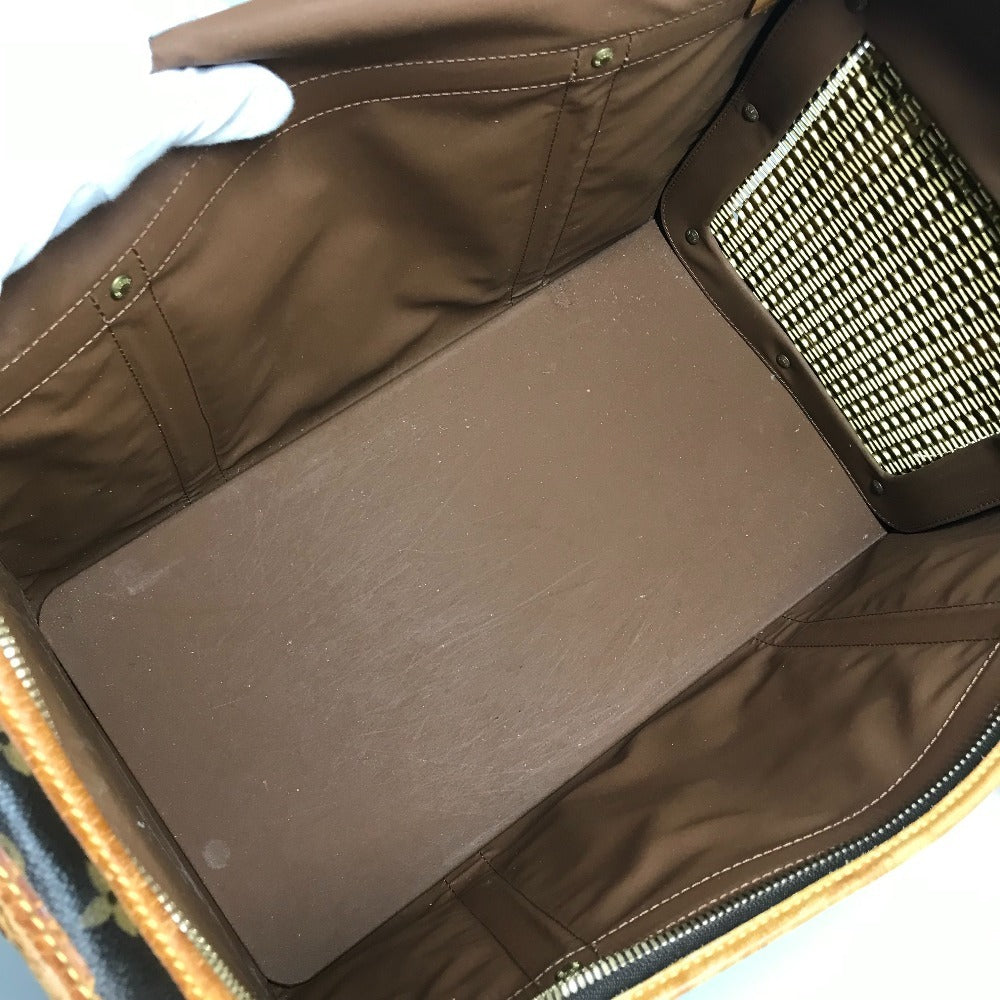 LOUIS VUITTON M42024 モノグラム サックシャン40 サックシャン 40 ペットバッグ ペットキャリー 旧型 犬 ドッグ わんちゃん ボストンバッグ モノグラムキャンバス ユニセックス ブラウン