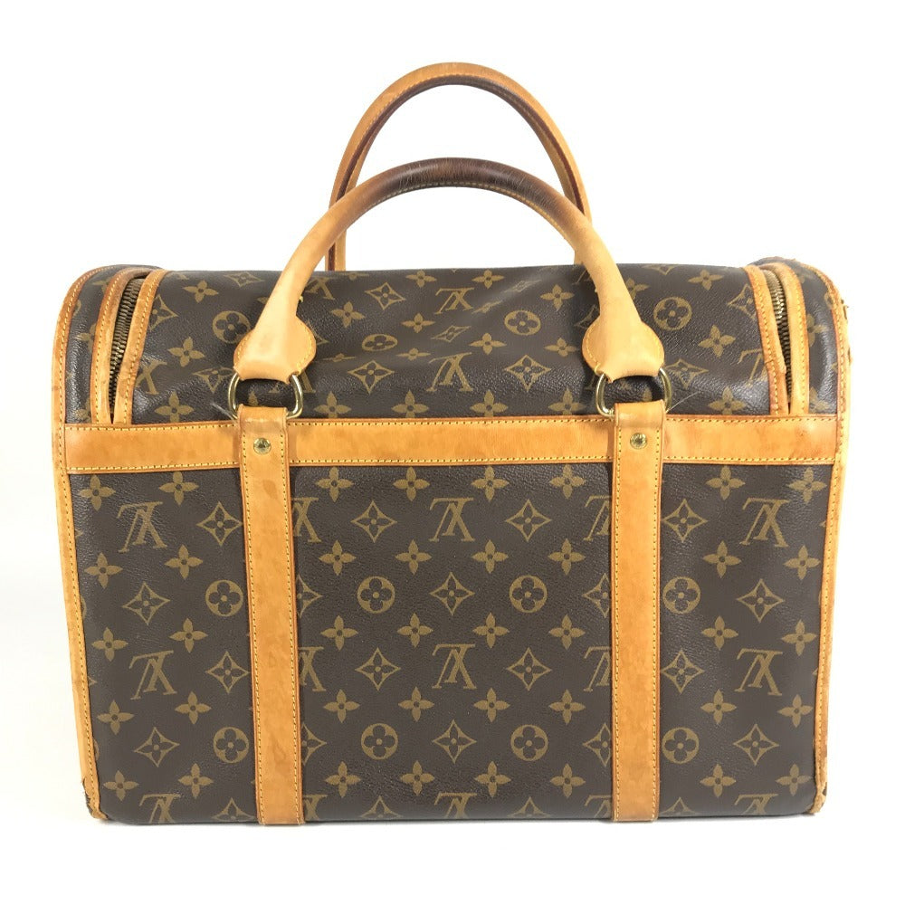 LOUIS VUITTON M42024 モノグラム サックシャン40 サックシャン 40 ペットバッグ ペットキャリー 旧型 犬 ドッグ わんちゃん ボストンバッグ モノグラムキャンバス ユニセックス ブラウン