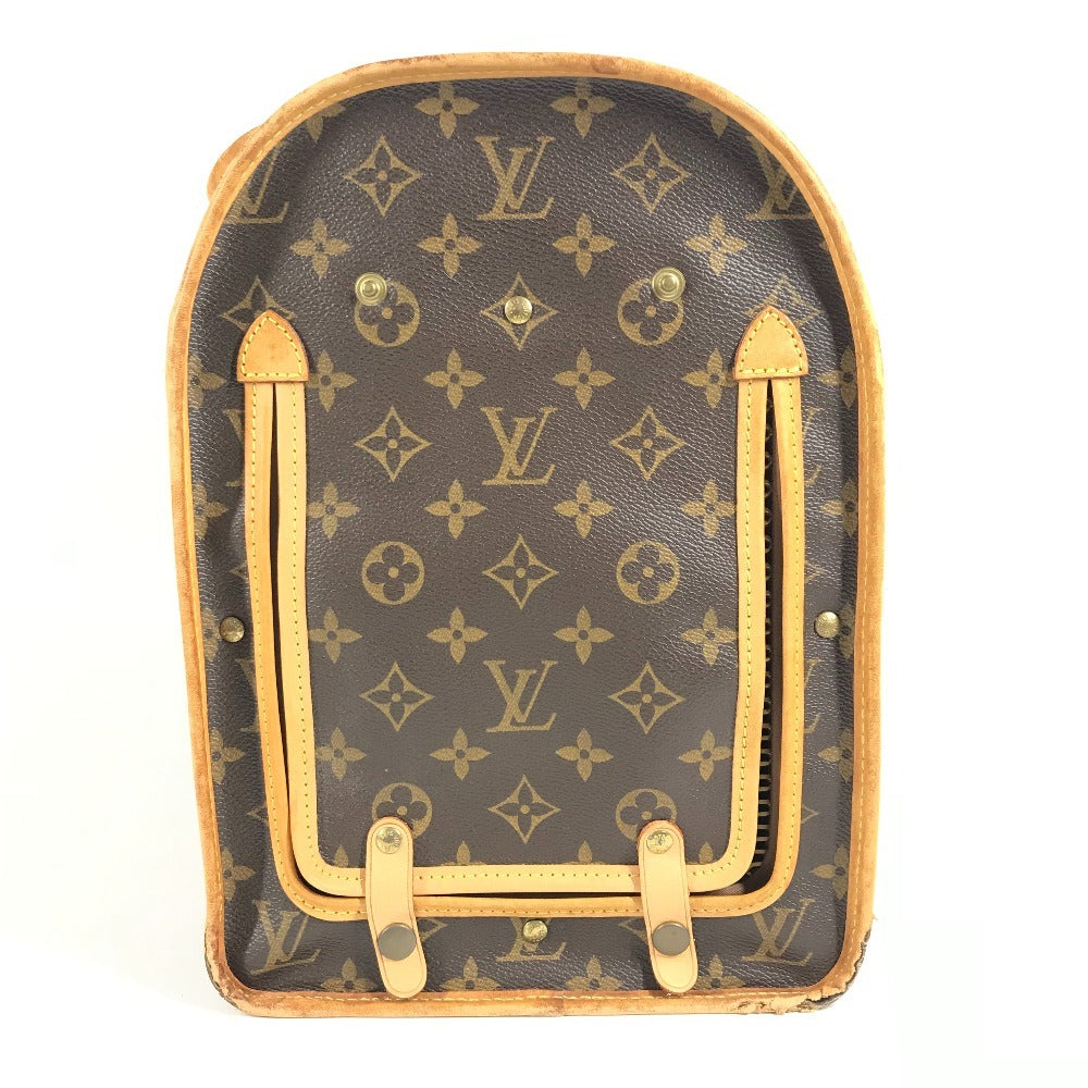 LOUIS VUITTON M42024 モノグラム サックシャン40 サックシャン 40 ペットバッグ ペットキャリー 旧型 犬 ドッグ わんちゃん ボストンバッグ モノグラムキャンバス ユニセックス ブラウン