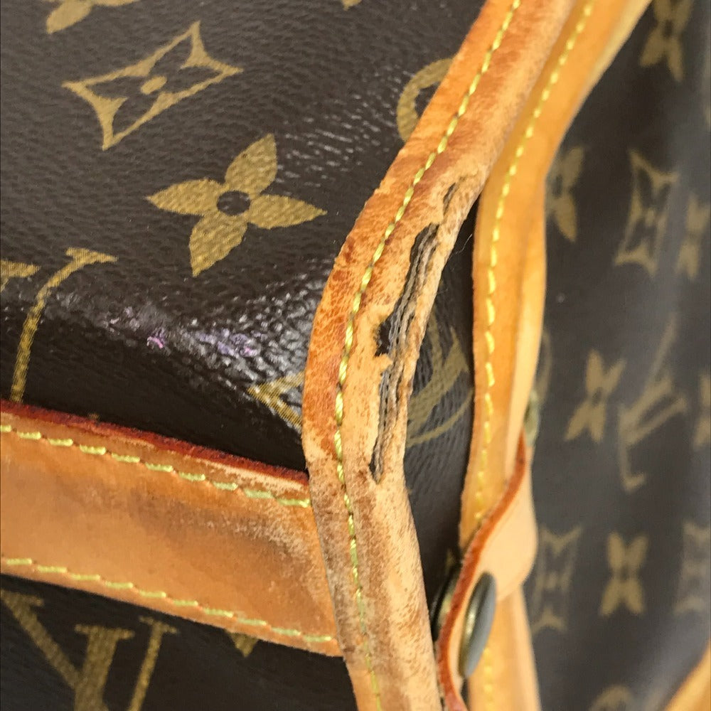 LOUIS VUITTON M42024 モノグラム サックシャン40 サックシャン 40 ペットバッグ ペットキャリー 旧型 犬 ドッグ わんちゃん ボストンバッグ モノグラムキャンバス ユニセックス ブラウン