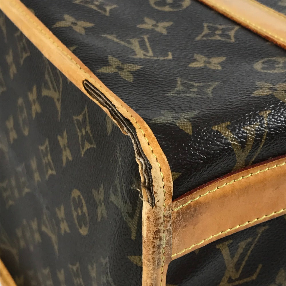 LOUIS VUITTON M42024 モノグラム サックシャン40 サックシャン 40 ペットバッグ ペットキャリー 旧型 犬 ドッグ わんちゃん ボストンバッグ モノグラムキャンバス ユニセックス ブラウン