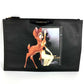 GIVENCHY ディズニー DISNEY バンビ カバン 書類バッグ セカンドバッグ クラッチバッグ レザー ユニセックス ブラック