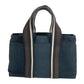 HERMES トロカホリゾンタルPM トロカホリゾンタル PM ハンドバッグ カバン トートバッグ キャンバス ユニセックス ブラック