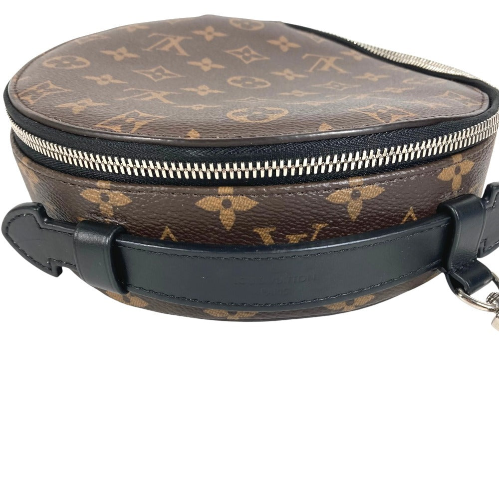 LOUIS VUITTON M46273 モノグラム オーディオケース カバン ラウンド ハンドバッグ モノグラムキャンバス ユニセックス ブラウン