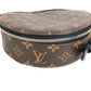 LOUIS VUITTON M46273 モノグラム オーディオケース カバン ラウンド ハンドバッグ モノグラムキャンバス ユニセックス ブラウン