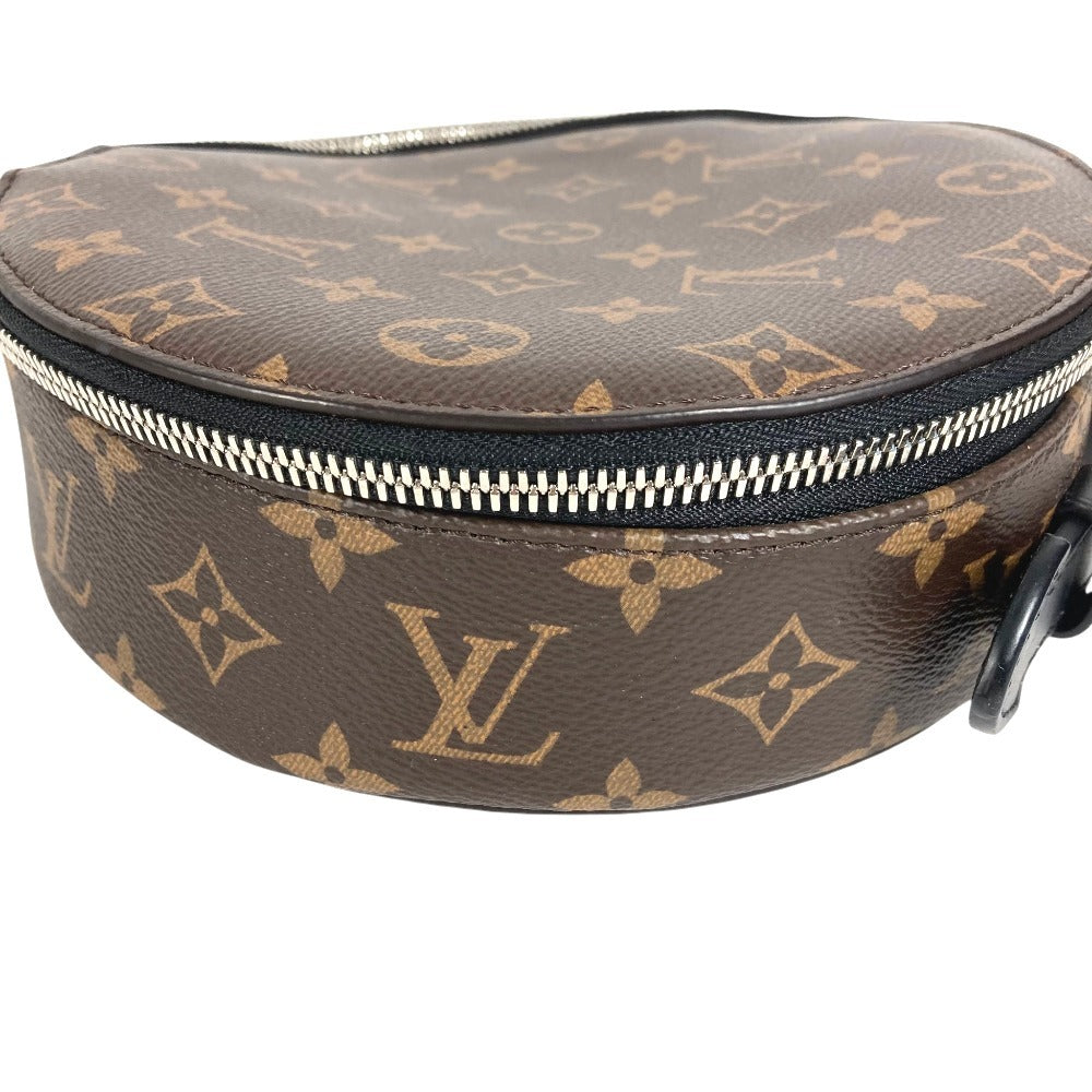 LOUIS VUITTON M46273 モノグラム オーディオケース カバン ラウンド ハンドバッグ モノグラムキャンバス ユニセックス ブラウン