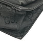 GUCCI 001 3175 Double Pocket GG Logo Bag Shoulder Bag Handbag Shoulder Bag Leather/Nylon Unisex Black