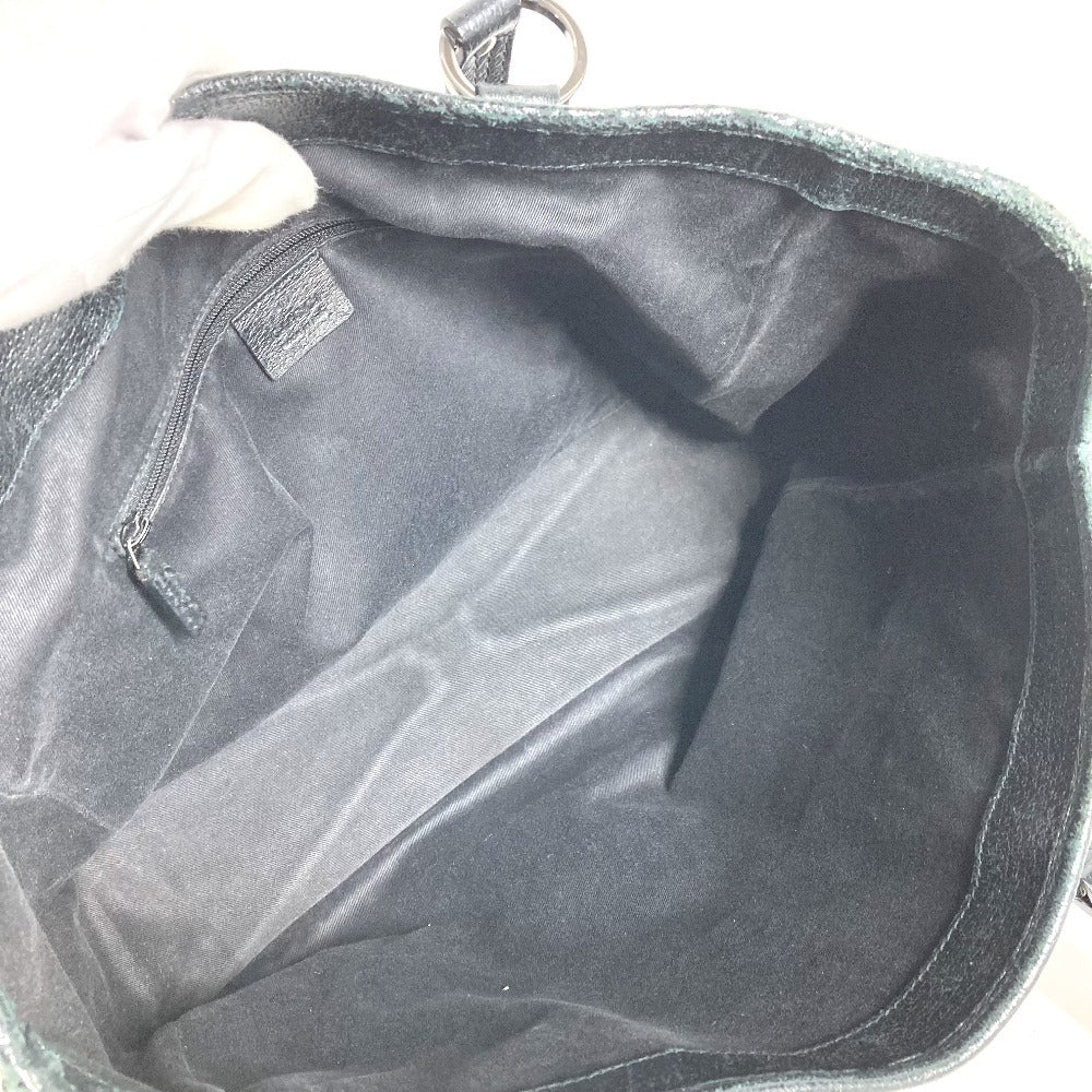 GUCCI 113017 ロゴ GG カバン 肩掛け トートバッグ ショルダーバッグ GGキャンバス/レザー ユニセックス ブラック